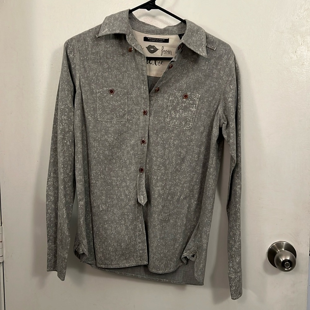 Maison Scotch Light Blue Button-down Shirt